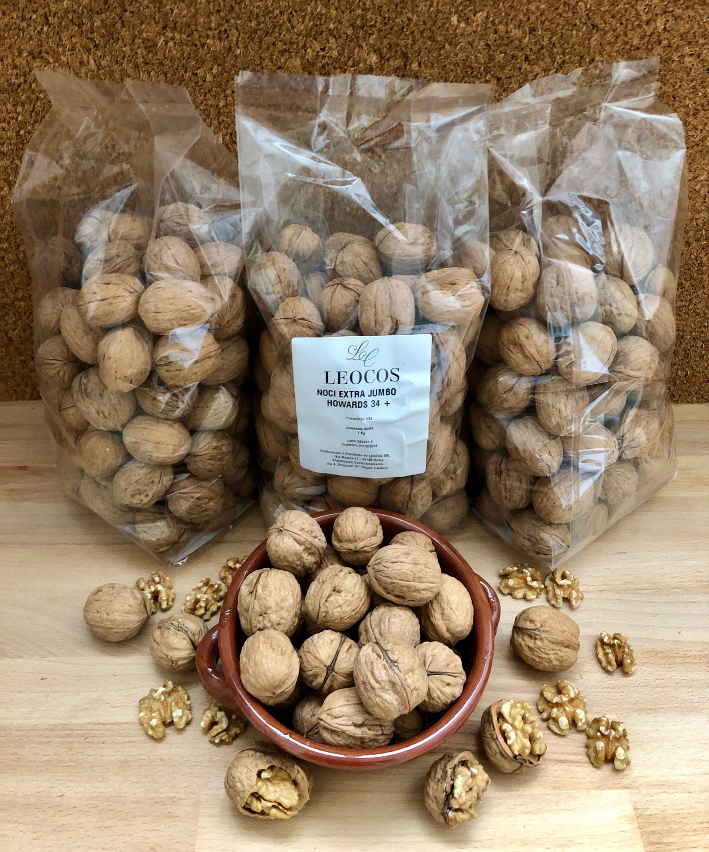 Natural Walnuts in Shell 34/36 Calibrated Selected