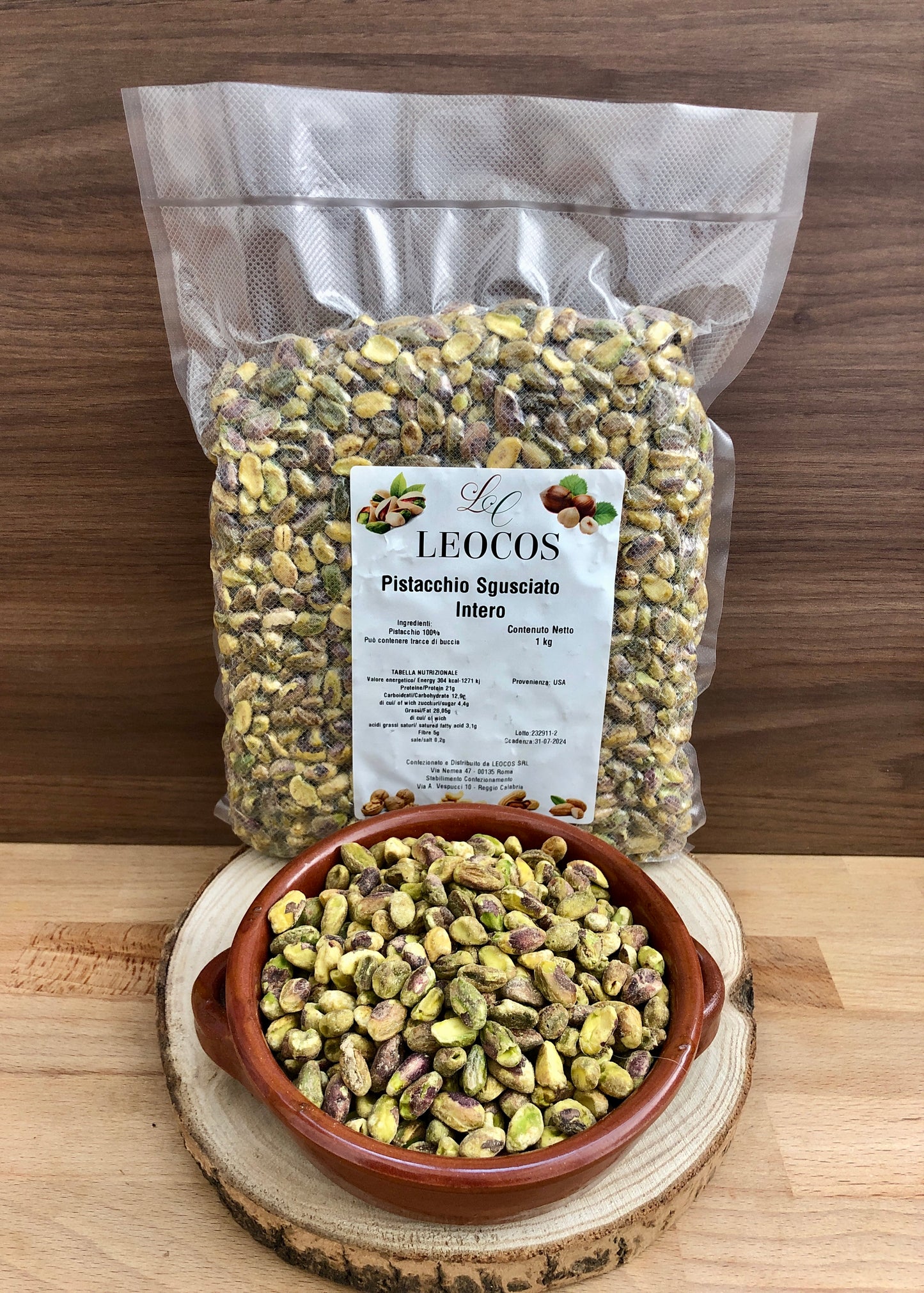 Whole Natural Shelled Pistachios - Premium Quality -