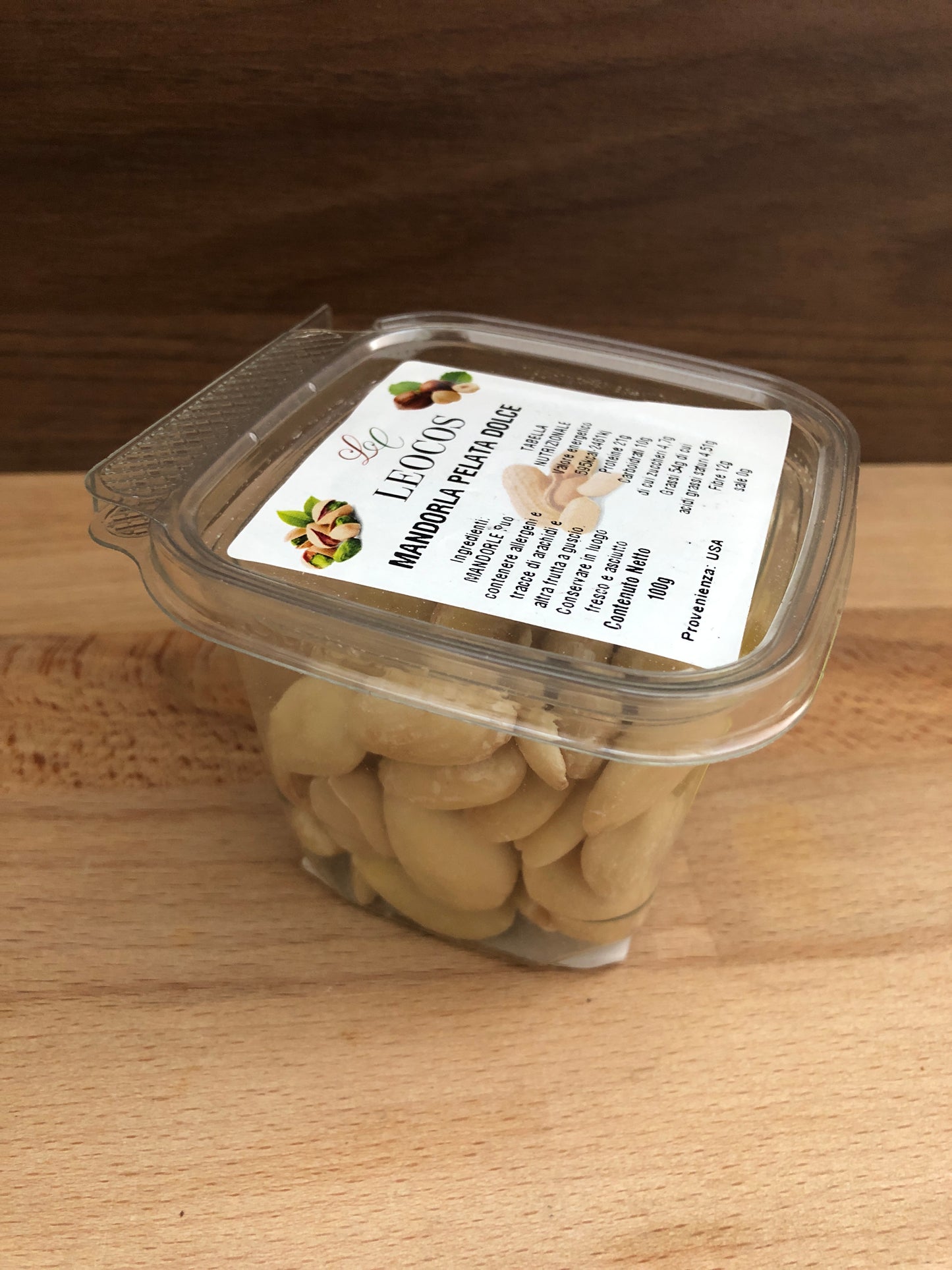 Amandes pelées naturelles douces sélectionnées - 36/38 - Qualité premium -