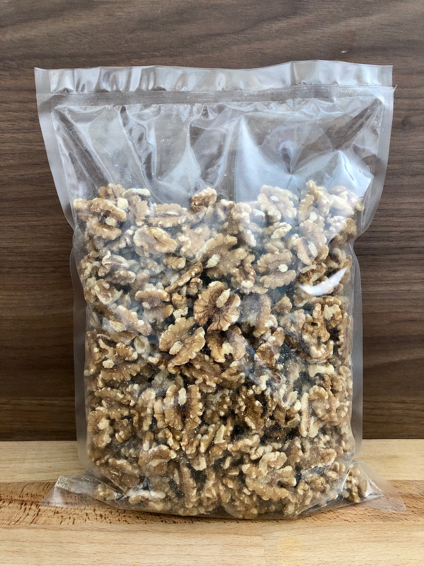 Premium quality shelled walnuts, naturally dried