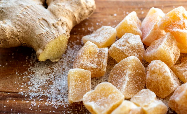 DRIED GINGER CUBES - PREMIUM QUALITY -